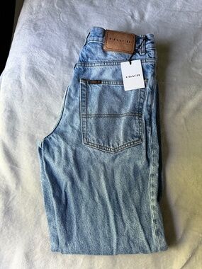 Coach Men's Straight Fit Denim Jeans Light Wash Size 28
